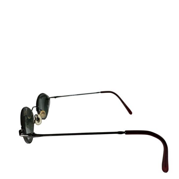 Vintage Nicole Miller Trinity 49-19 140 Dark Wine Oval Sunglasses FRAMES ONLY - Picture 10 of 12